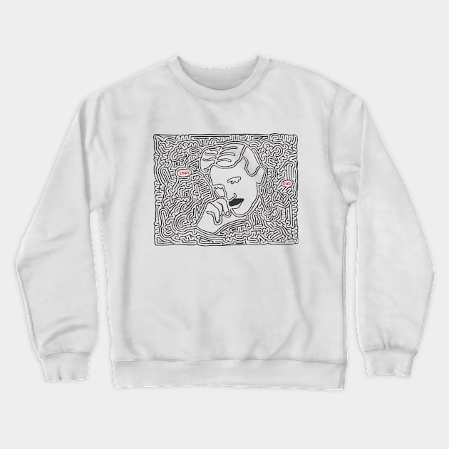 Nikola Tesla Crewneck Sweatshirt by workshop71